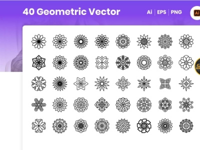 40 Geometric Pattern template