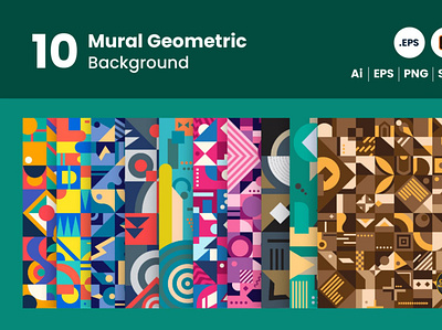 Geometric Mural Beckground spices