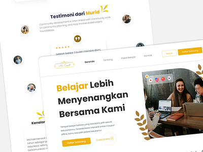 Mr. Smart Education - Landing Page design education learning ui ui design uiux