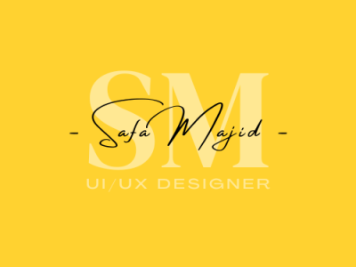 Safa Majid Resume Logo design logo