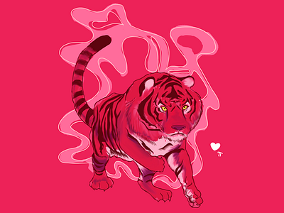 Sometimes my spirit animal is an insanely pink tiger