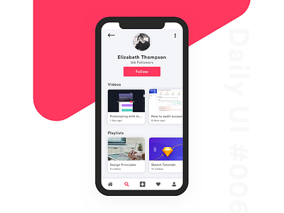 Daily UI #006 - User Profile
