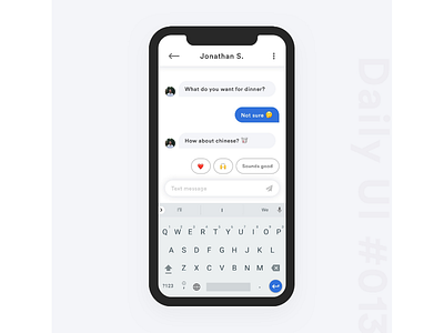 Daily UI #013 - Direct Messaging