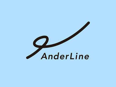 AnderLine branding design logo