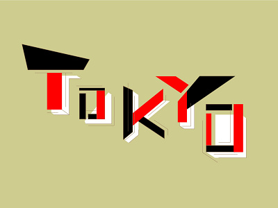 TOKYO design typography