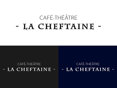 Cafe/Bar Flat Logo - La Cheftaine