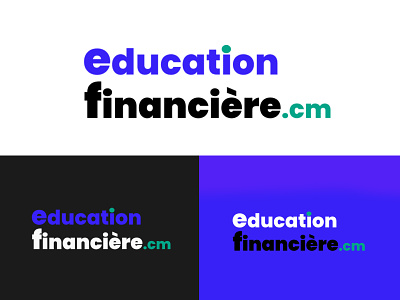 Fintech Logo - Education Financiere branding design flat design graphic design logo logotype