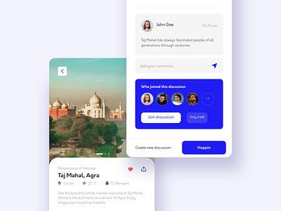 Place details screen activity app design clean cleanui comment design detail details page discussion experience interface minimal plan vacation travel travel app trip ui ux vacation visual design