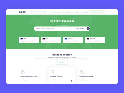 Job Search Platform - Homepage
