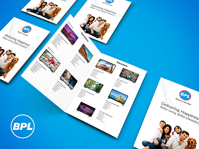 Brochure Design bpl branding brochure creative design electronics graphicdesign print tv