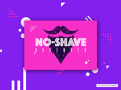 No Shave November - Let's get Hairy! beard cancer fight grow illustrator moustache movember no shave noshavenovember patient shave