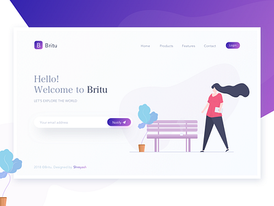 Britu - Landing Page