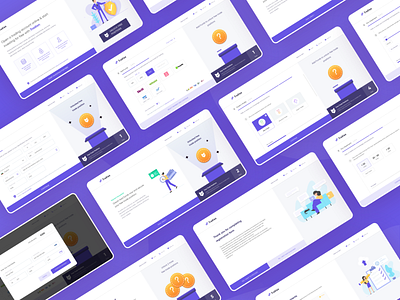 Tradion - KYC process of the user to start the risk free trade animation clean design interface kyc landing page minimal profile stockmarket trade trading ui uidesign uiux uiuxdesign userinterface ux visual design webdesign website