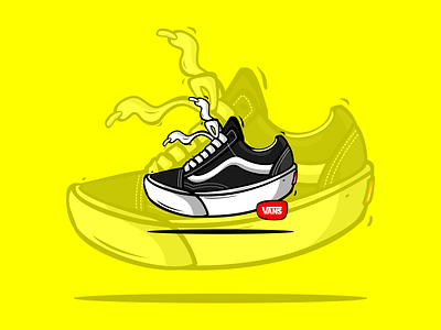 Vans - Oldskool art classic design illustration logo posters shoes skate sneakers vans vector vexel