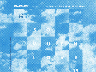 So Much Love collage geometry halftone illustration nada surf squares texture type typography