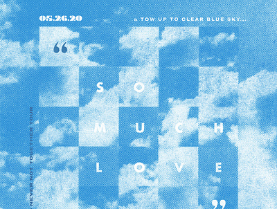 So Much Love collage geometry halftone illustration nada surf squares texture type typography