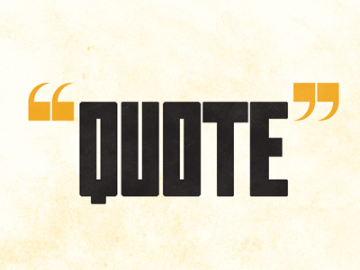 Quote poster