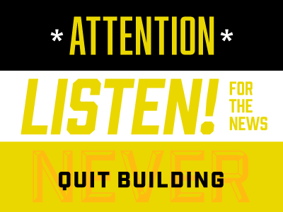 Attention! Listen For the News! deals fonts gaspipe headline typefaces workhorse