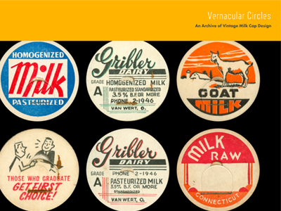 Vernacular Circles! archive history restraint typography vintage