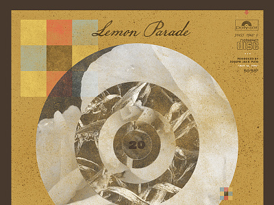 Lemon Parade 20th Anniversary Tribute 90s album circle collage fibonacci geometry halftone illustration music record rock tonic