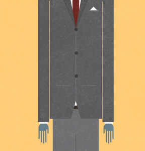 A Tall Man illustration tall man