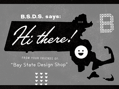 Hi there! bay state design shop bsds design. halftone texture type