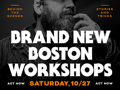 By Popular Demand! boston bsds design draplin logo type typography workshop