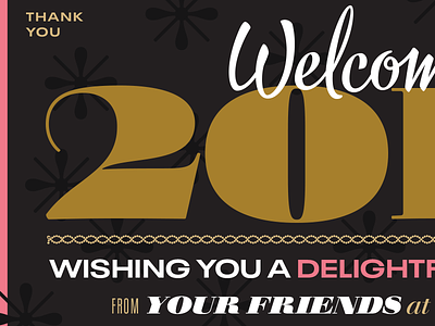 Welcome 2019! 2019 branding design happy new year illustration myfonts serifs type typography vector walbaum