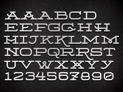 Citizen Slab font retro slab typography