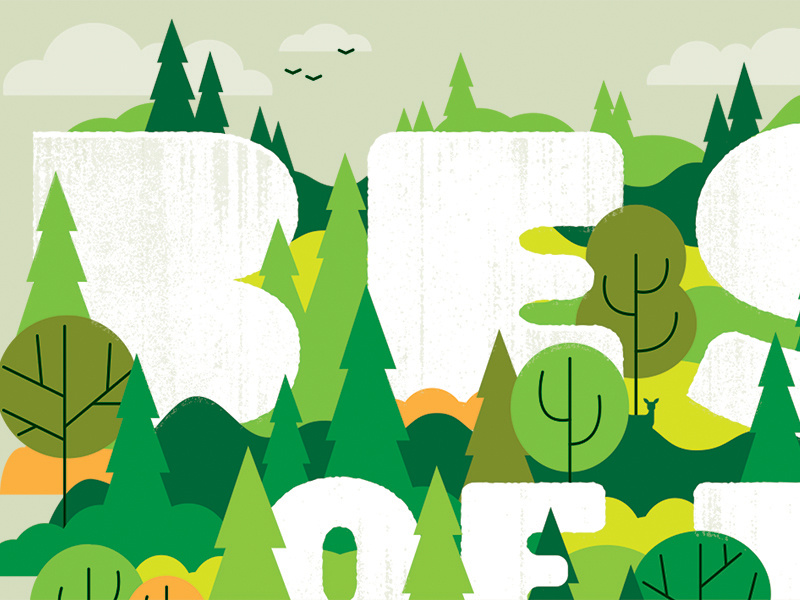 Tree Cover by Kyle Marks on Dribbble