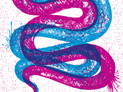 Snake Poster poster screenprint snake