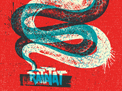 Ratatat Poster Color/lettering update