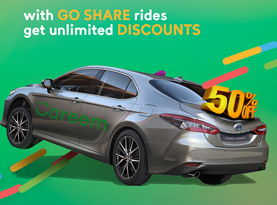 Careem "GO SHARE" advertisement art branding careem carpooling go share graphic design photo manipulation riyadh saudi arabia