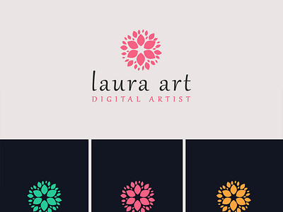 Laura Art Logo Design