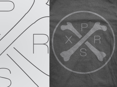 Xprs Stpng chemical striping logo shirt design tshirt