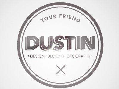 your friend dustin brand design dustin logo photography