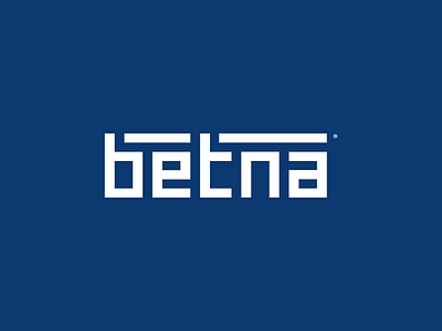 Betna logotype brand branding design dribbble identity logo logotype mark minimal typography