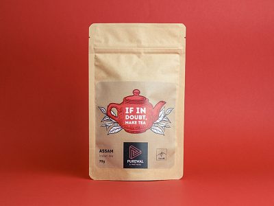 Tea package brand branding design dribbble identity illustration minimal package package mockup packagedesign