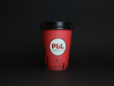 PGL coffee cup design