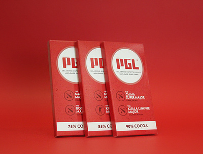 PGL packaging for chocolate bars brand branding design dribbble identity minimal package package design package mockup