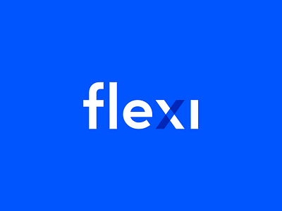 Flexi logotype branding design dribbble identity logo logotype mark minimal