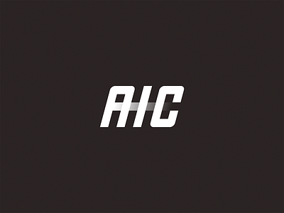 AIC logo brand branding design dribbble identity logo logotype mark minimal typography