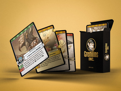Gremlins inc. Cards card game card art design game print