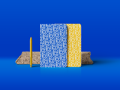 HoBu Notebook ai brand branding design dribbble identity logo logotype mark minimal notebook stationary vilnius