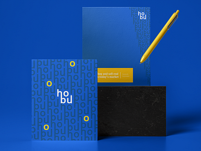 HoBu catalog ai brand branding design dribbble housing identity logo logotype mark package design stationary vilnius