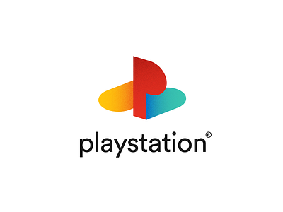 PlayStation Logo Redesign by Linijos brand branding design dribbble geometric isologo logo logotype mark playoff ps4 rebound redesign sony