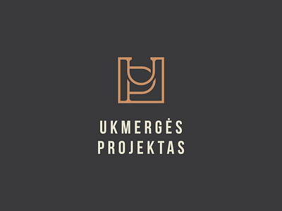 Ukmergės Projektas ai brand branding design dribbble identity logo logotype mark minimal typography