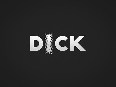 Dick brand branding design dribbble logo logotype mark wordplay