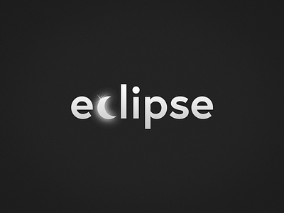 Eclipse brand branding design dribbble identity illustration logo logotype mark minimal stationary typography vector vilnius wordplay