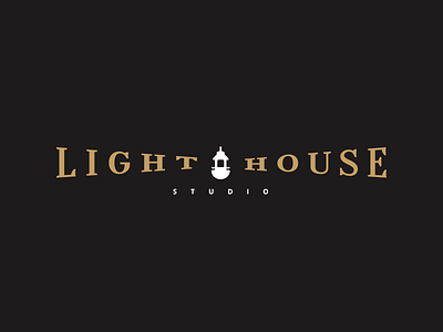 Light House Studio brand branding design dribbble identity light lighthouse logo logotype mark minimal studio vilnius wordplay